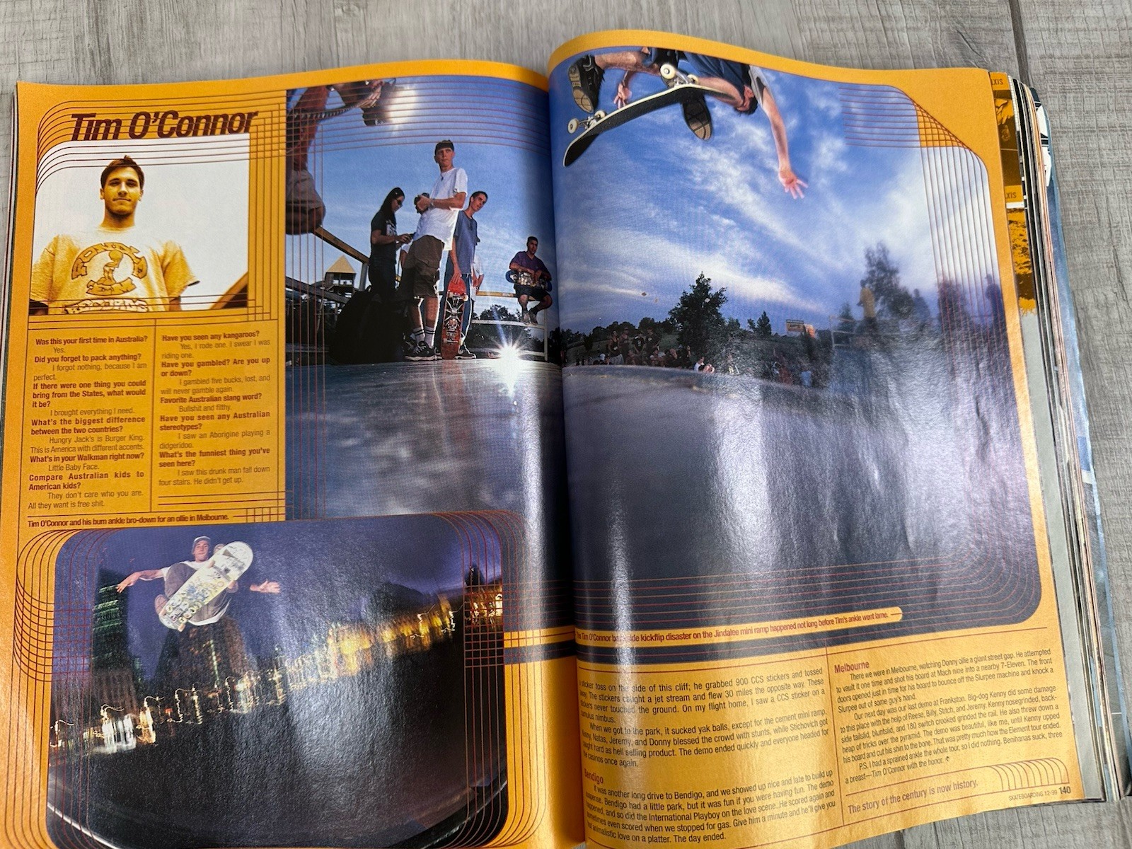Transworld Skateboarding Magazine Volume 17 #12 December 1999 Australia OZ Fest