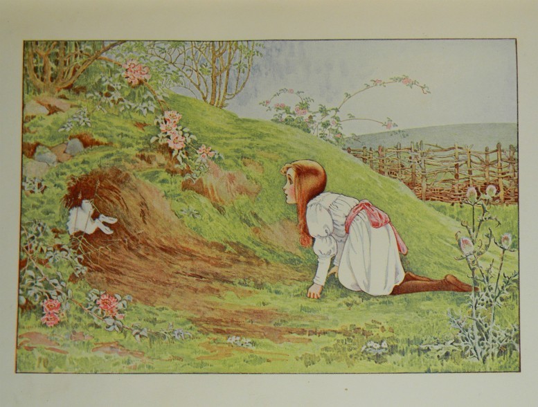 ALICE in Wonderland FIRST EDITION uk COLOR PLATES Illustrated MILLICENT SOWERBY