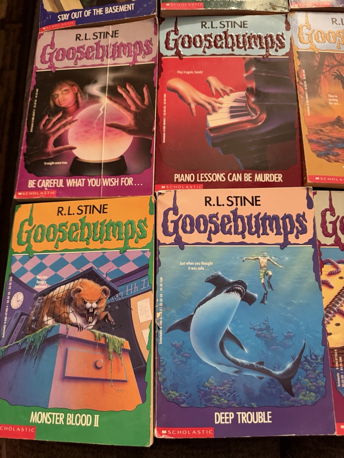 Mixed Lot of 33 Goosebumps 90s Books R.L Stine