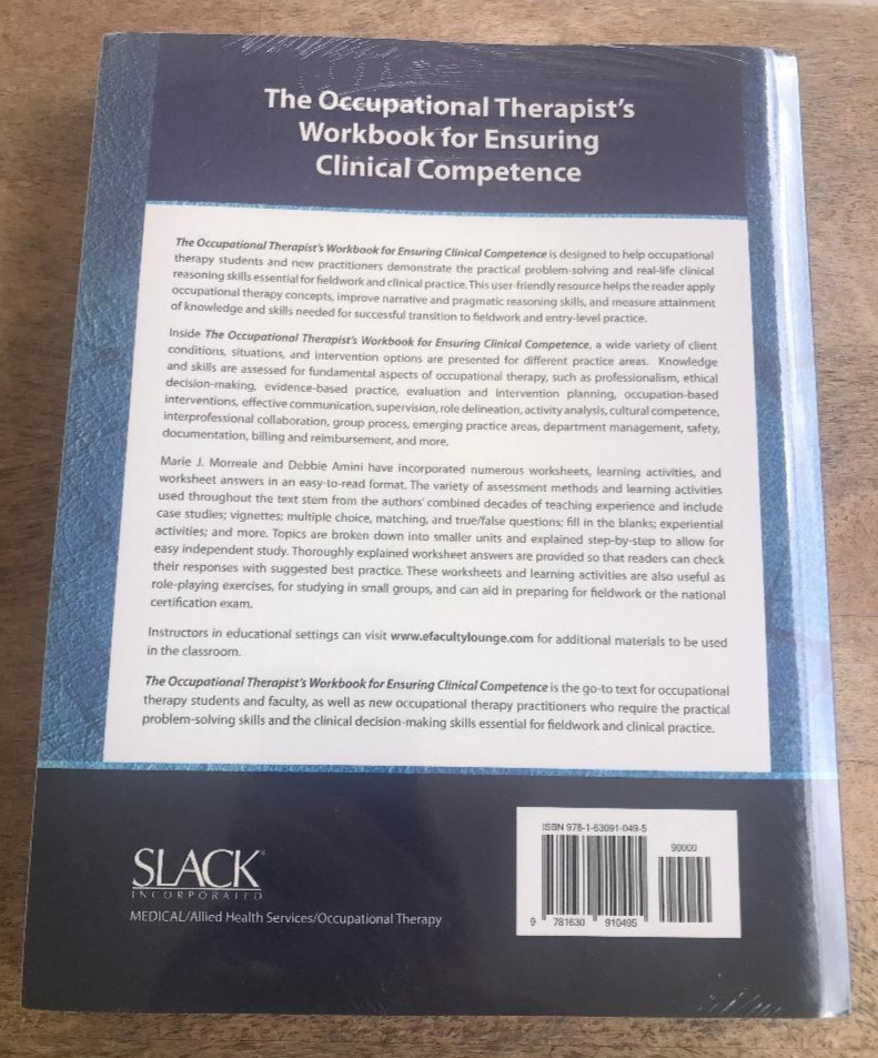 OCCUPATIONAL THERAPIST&rsquo;S WORKBOOK FOR ENSURING CLINICAL COMPETENCE ~ SEALED!