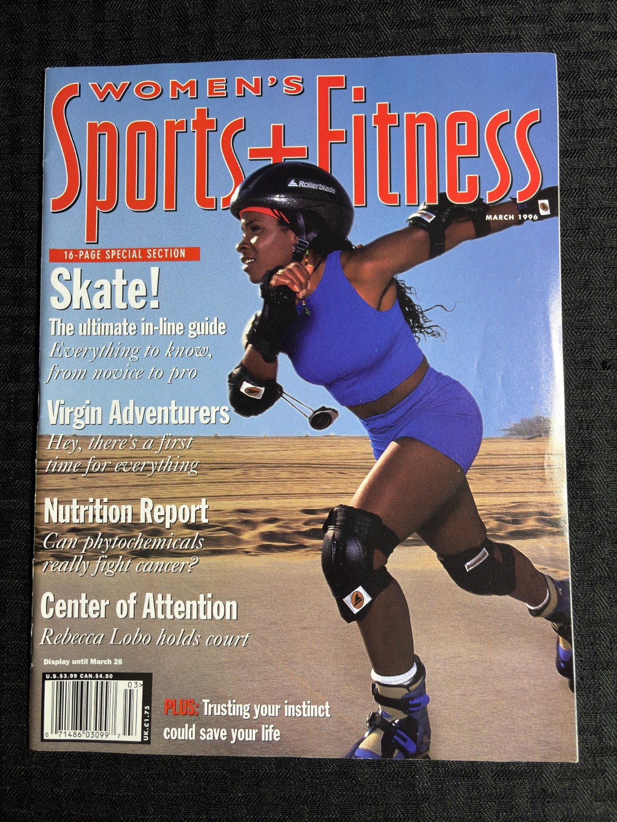 1996 March WOMEN&rsquo;S SPORTS & FITNESS Magazine FN+ 6.5 In-Line Skate Guide