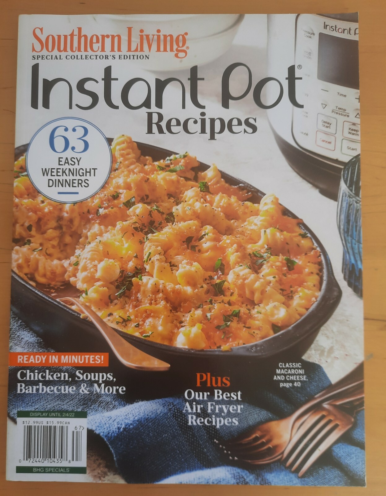 Instant Pot Recipes Southern Living Special Collector&rsquo;s Edition Magazine 2022