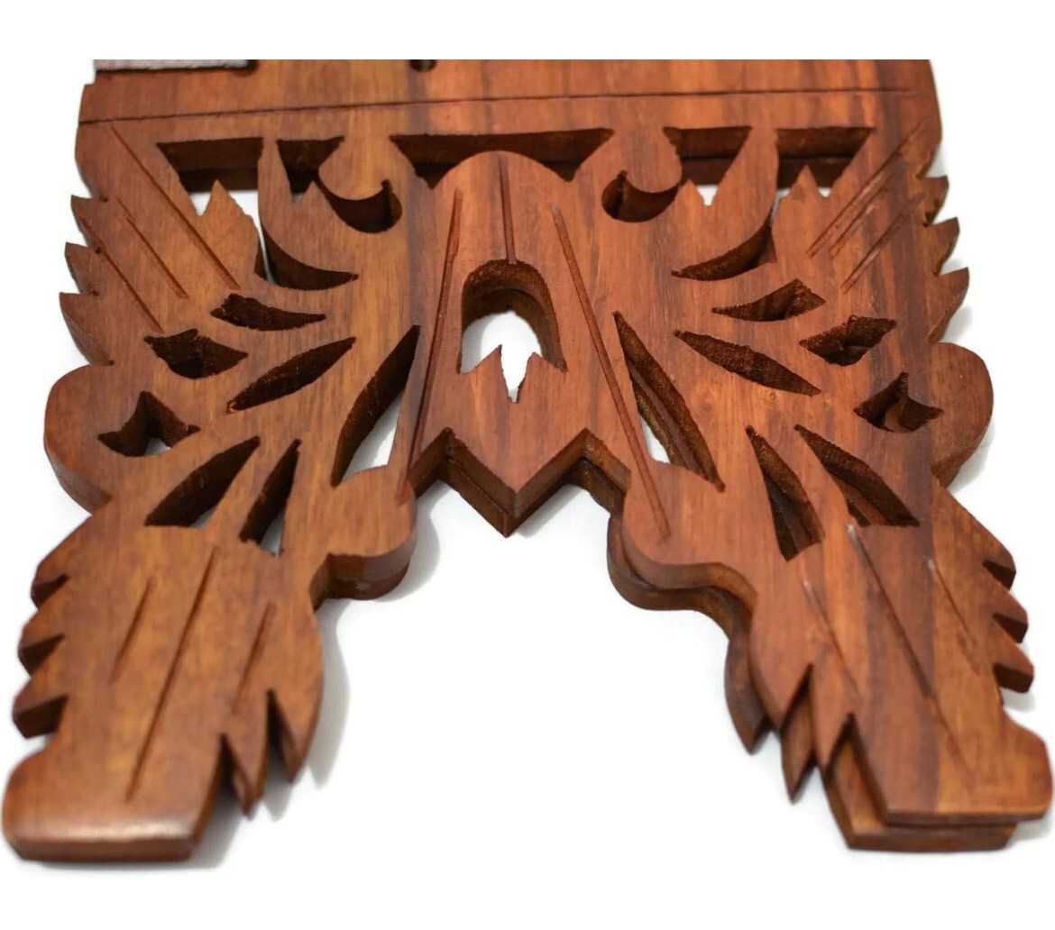 Holybook Holder Stand Unique Holidays Gift Rihal Rehal Rail Wooden Carved 15&Prime;x7&Prime;