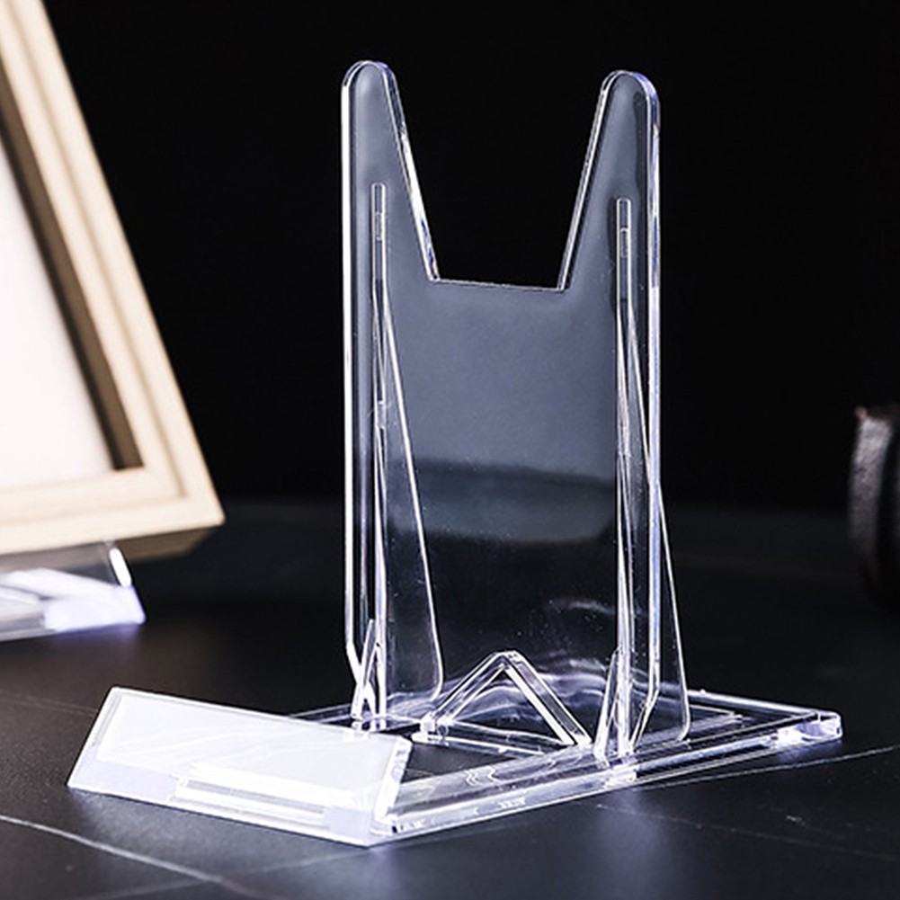 5-20PCS Clear Acrylic Stand Easel for Sports Trading Cards,Photos,Plates,Phones