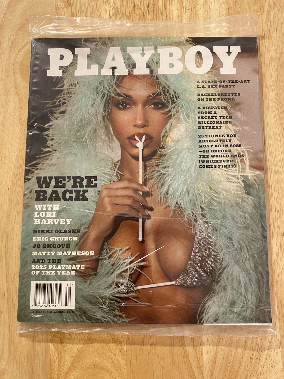 New Playboy Lori Harvey Magazine Feb 2025 Sealed US SELLER