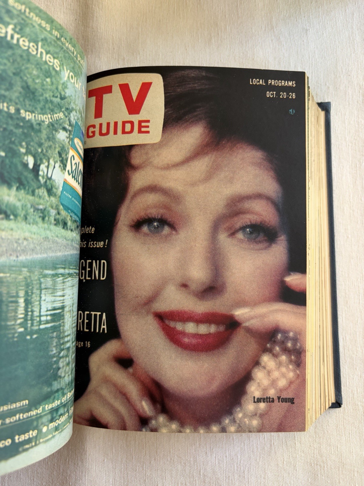 TV Guide 1962 Oct – Dec Bound Georgia Edition WRGP-TV, Jackie O, Lucy