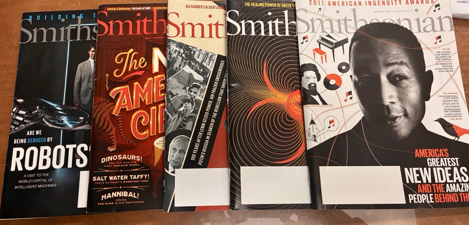 Smithsonian Magazine – 2017 – Lot of 5