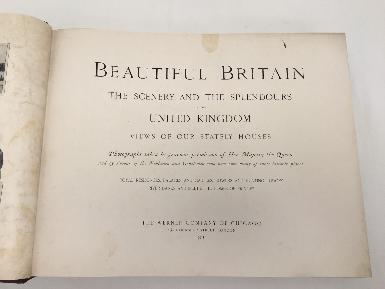 Beautiful Britain The Scenery & Splendours of the United Kingdom 1894 Werner