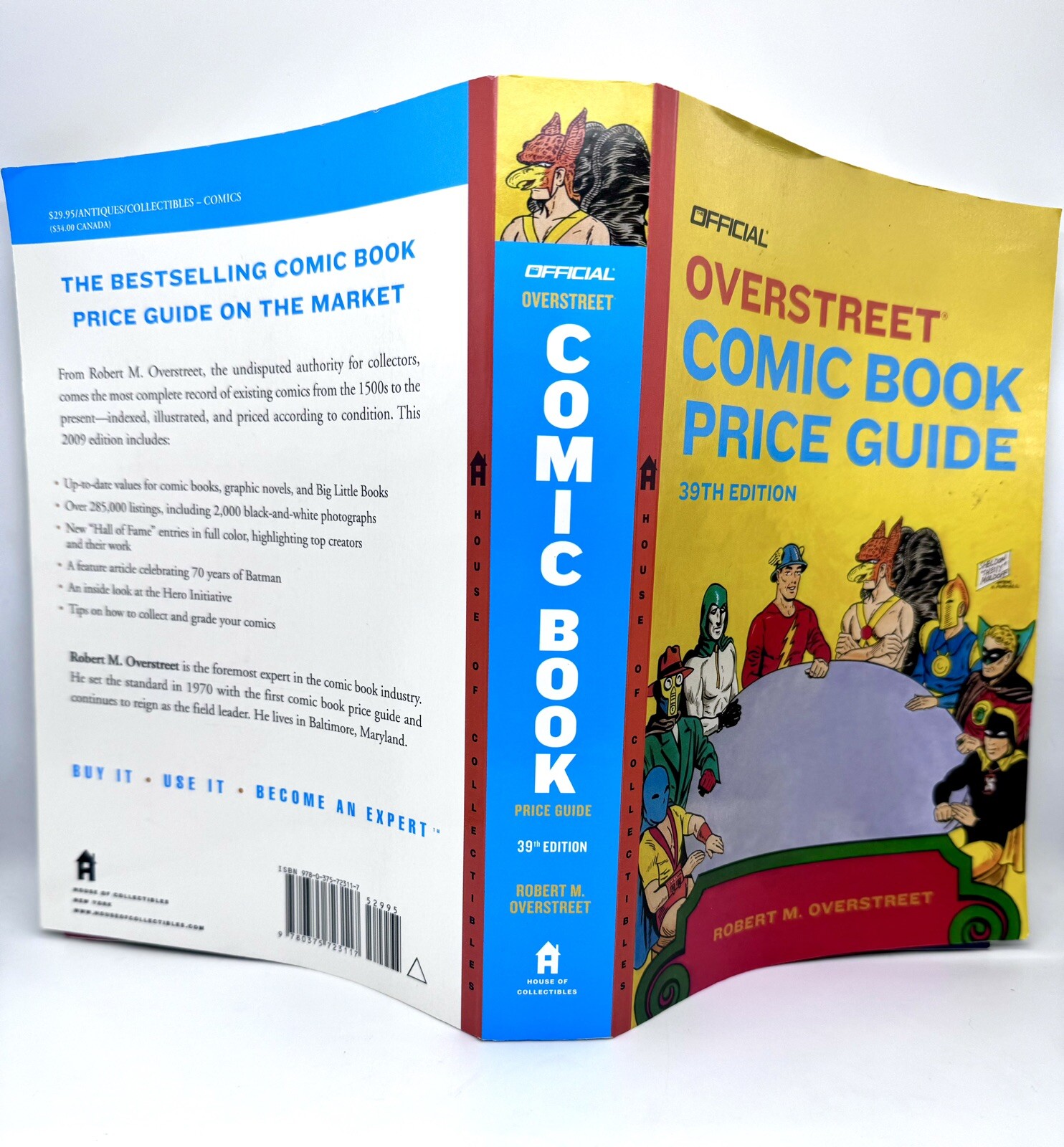 The Official « OVERSTREET COMIC BOOK PRICE GUIDE No 39 » Softcover, 2009 1120-page