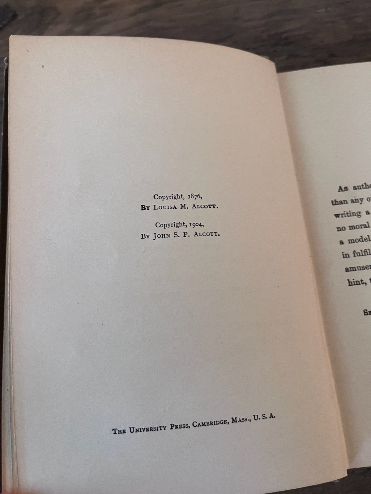 Antique Louisa May Alcott 3-Book Lot 1906-1910 Little Brown Antique Hardcovers