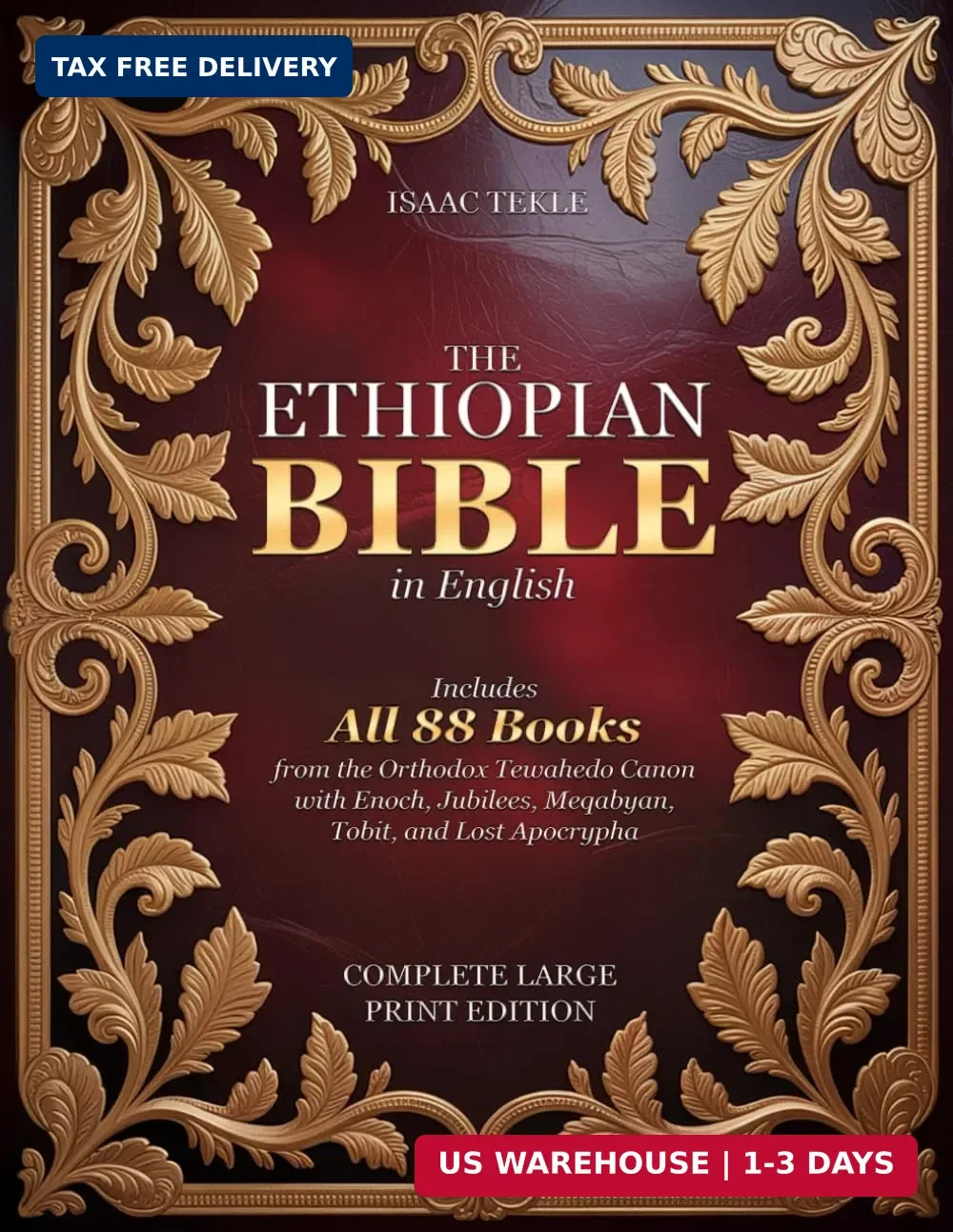 The Ethiopian Bible in English – Complete Large Print Edition Includes All 88…