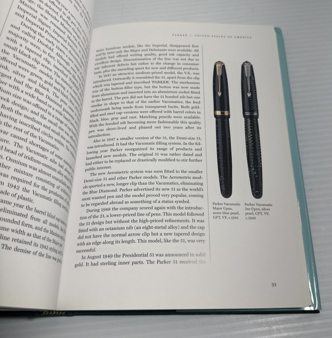 Fountain Pens United States United Kingdom Andreas Lambrou 2000 HC DJ History