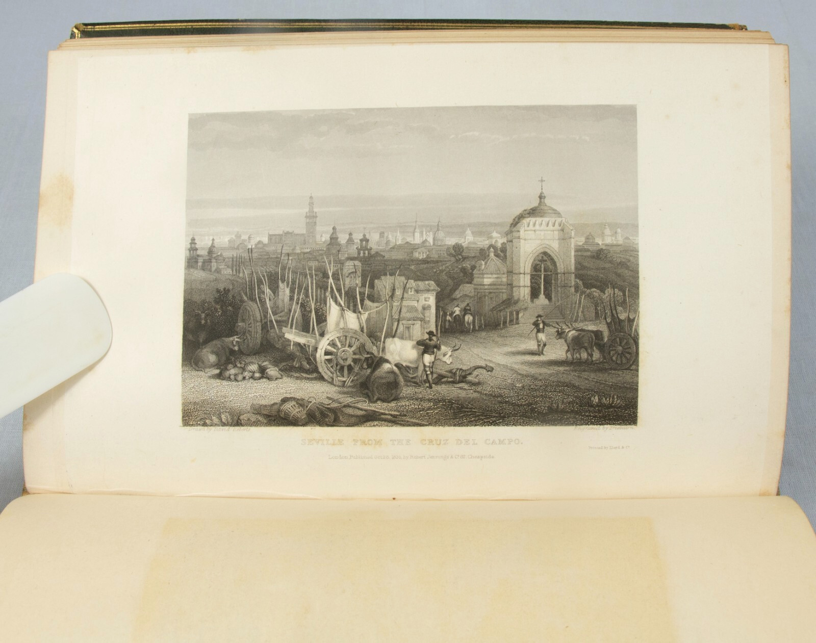 ANDALUSIA Spain 1836 – David ROBERTS engravings – LARGE PAPER copy India Proofs