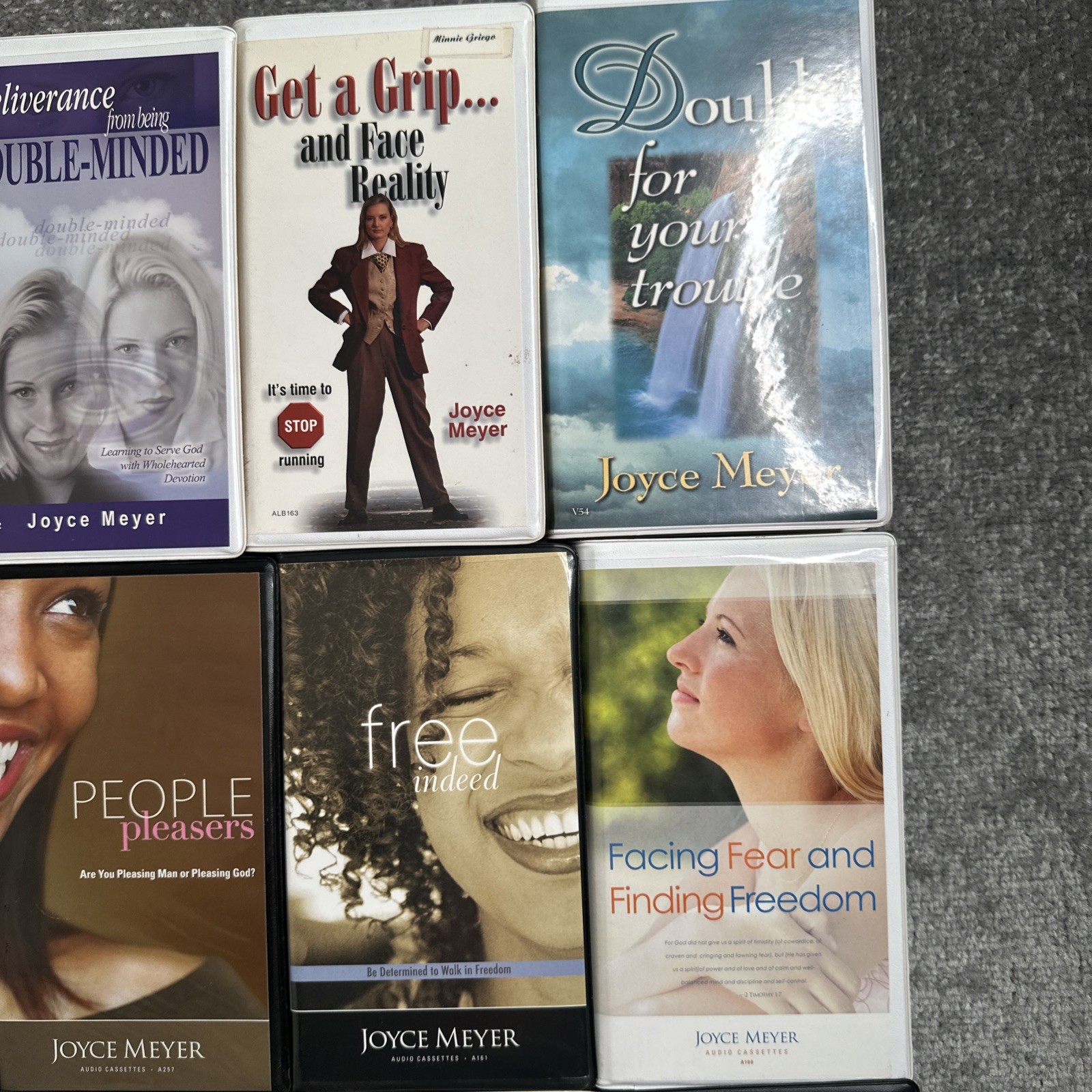 Lot Of 21 Joyce Meyer Ministries Audio Cassette Tapes Sets & VHS Mixed Lot