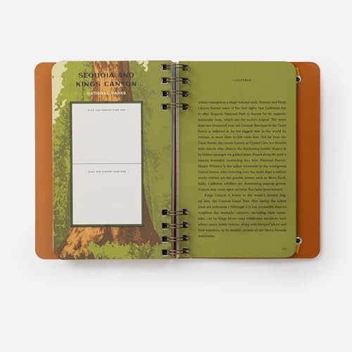 The National Parks Traveler&rsquo;s Companion: A Journal Featuring Bucket Lists, Writi