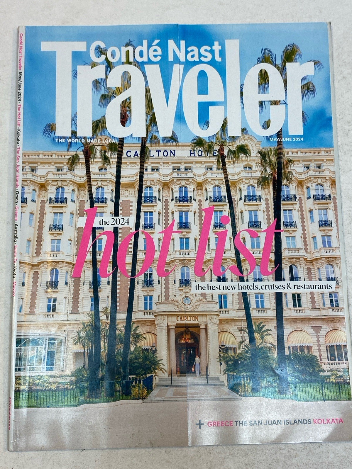 Conde Nast Traveler Magazine May June 2024 Hotel List Greece The San Juan Island