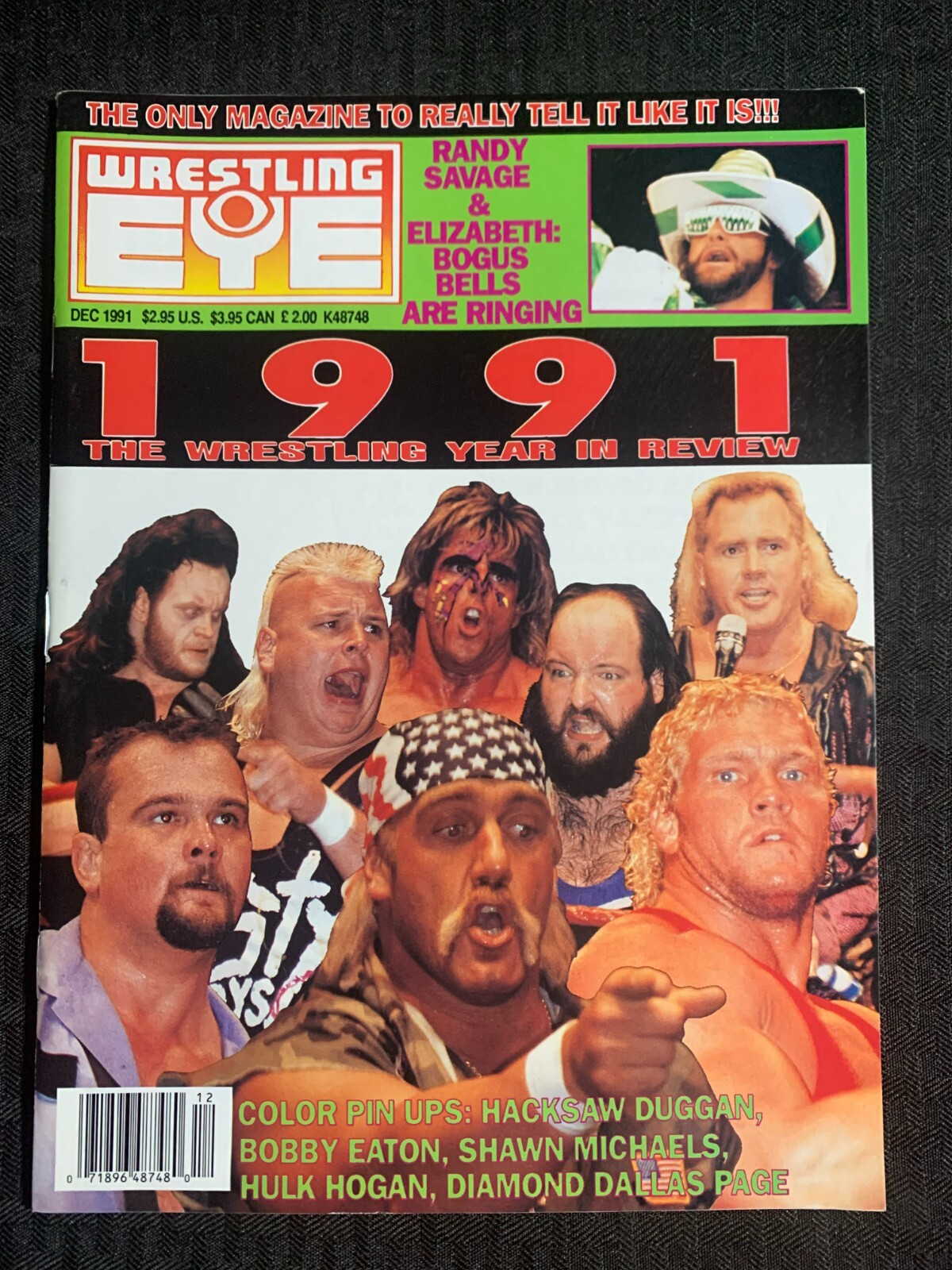 1991 Dec WRESTLING EYE Magazine FN+ 6.5 Hulk Hogan / The Year in Review