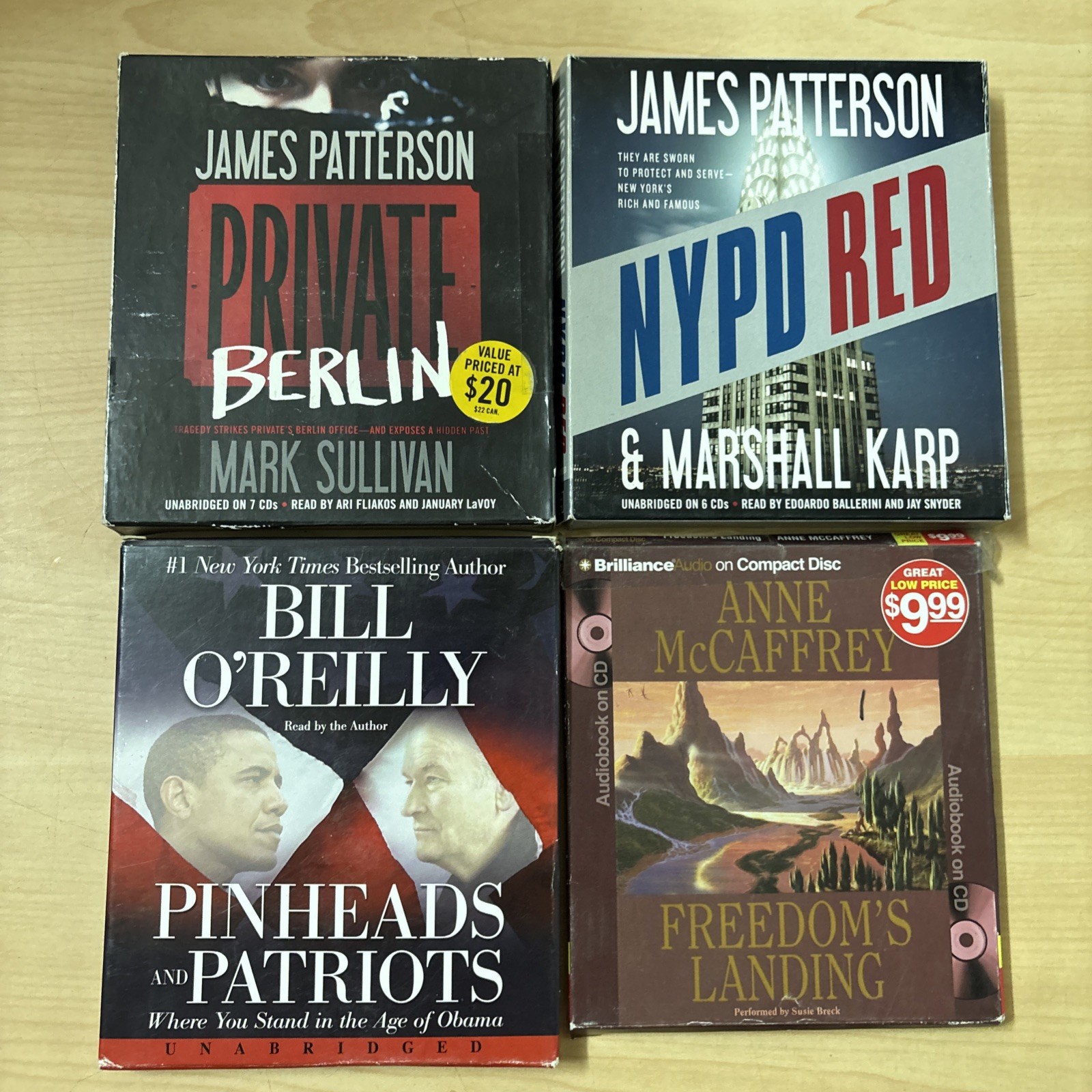 Mixed Lot 70 Audiobook Books on CD Wholesale Bulk Romance Thriller Nonfiction