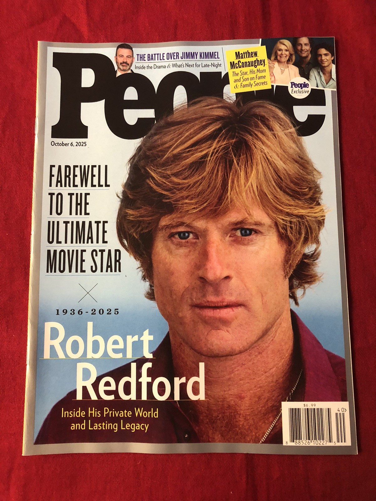 People Magazine October 6th 2025 Robert Redford