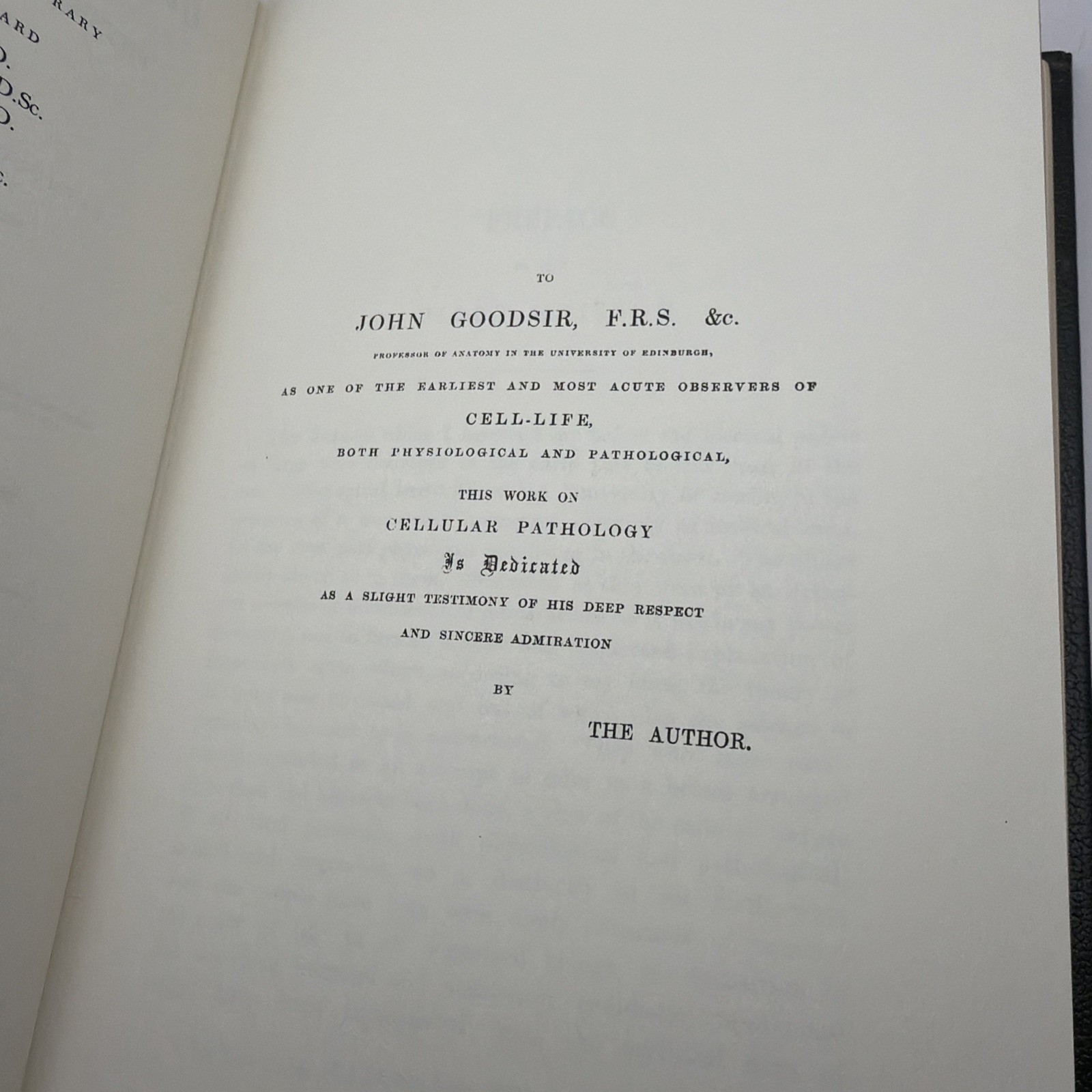 Cellular Pathology by Rudolph Virchow The Classics of Medicine Library