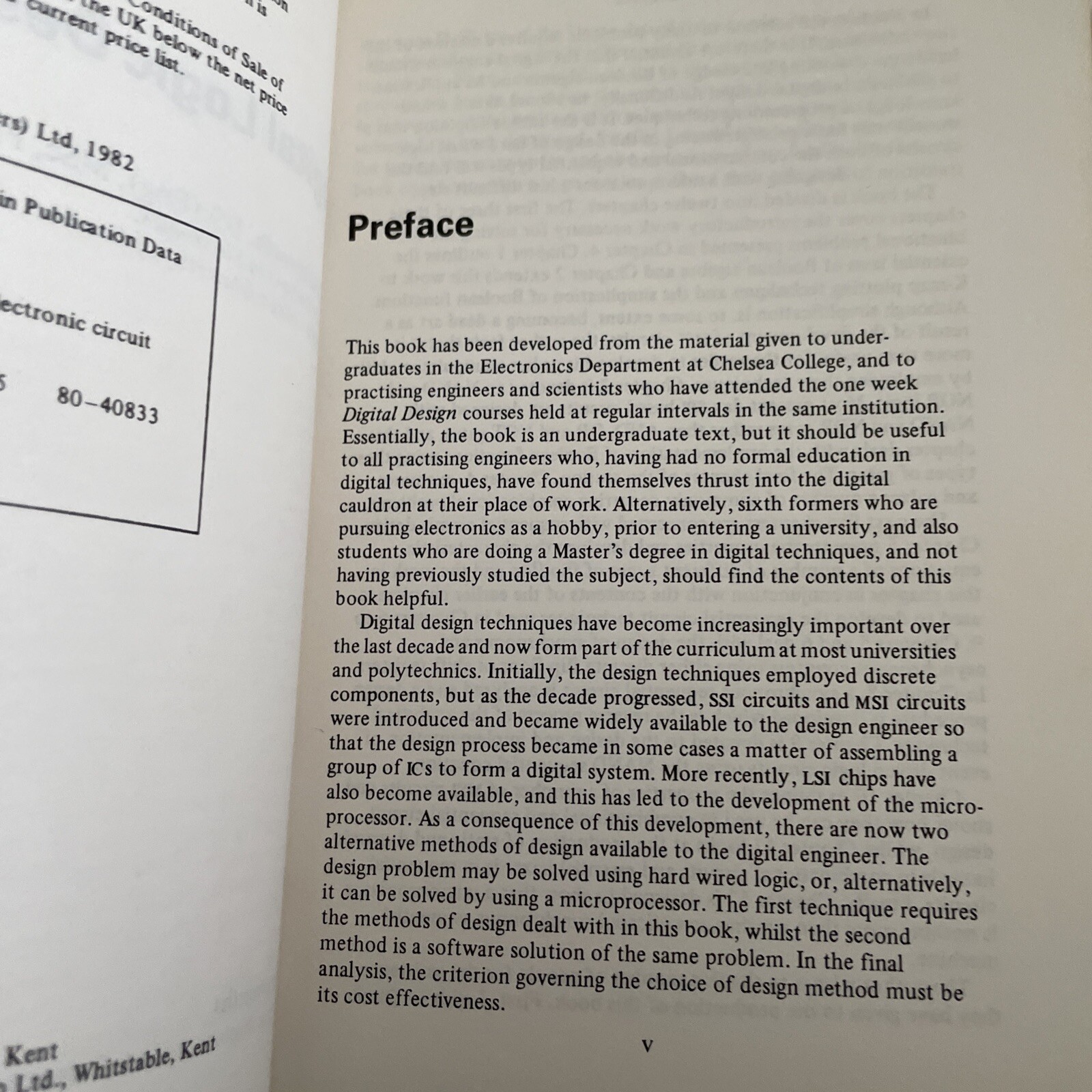 Digital Logic Design B Holdsworth 1985 Electronics Book SHD2