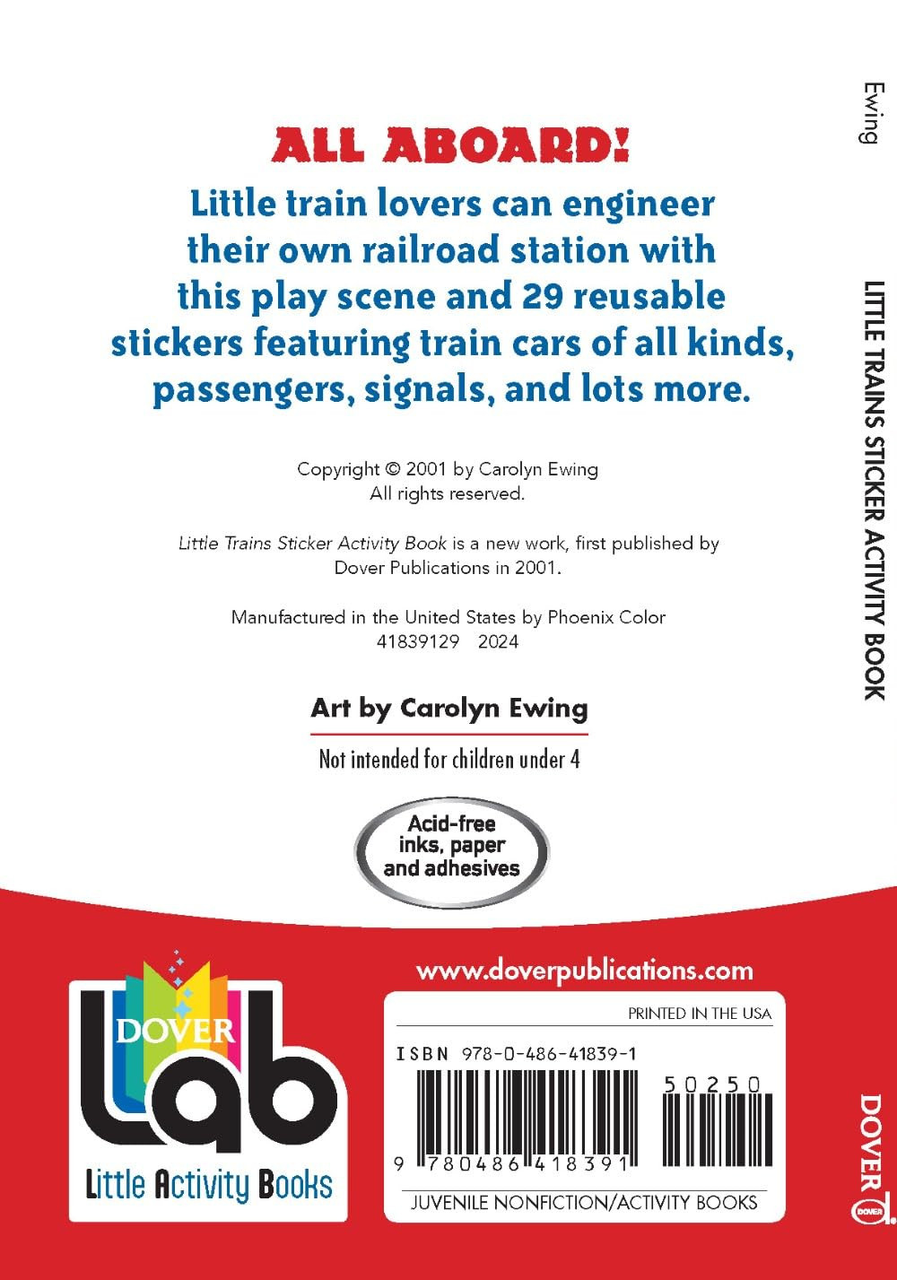 Train Sticker Activity Book For Toddlers Reusable Railroad Stickers Train Lovers