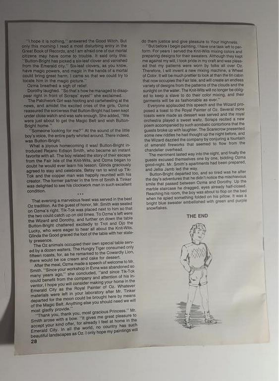 OZIANA #17 1987 OZ FANZINE WIZARD OF OZ L FRANK BAUM ERIC SHANOWER WOGGLE BUG