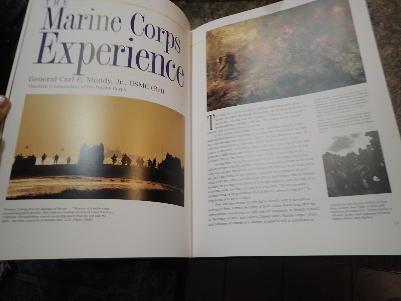 THE MARINES Marine Corps Heritage Foundation ILLUSTRATED BOOK Great book