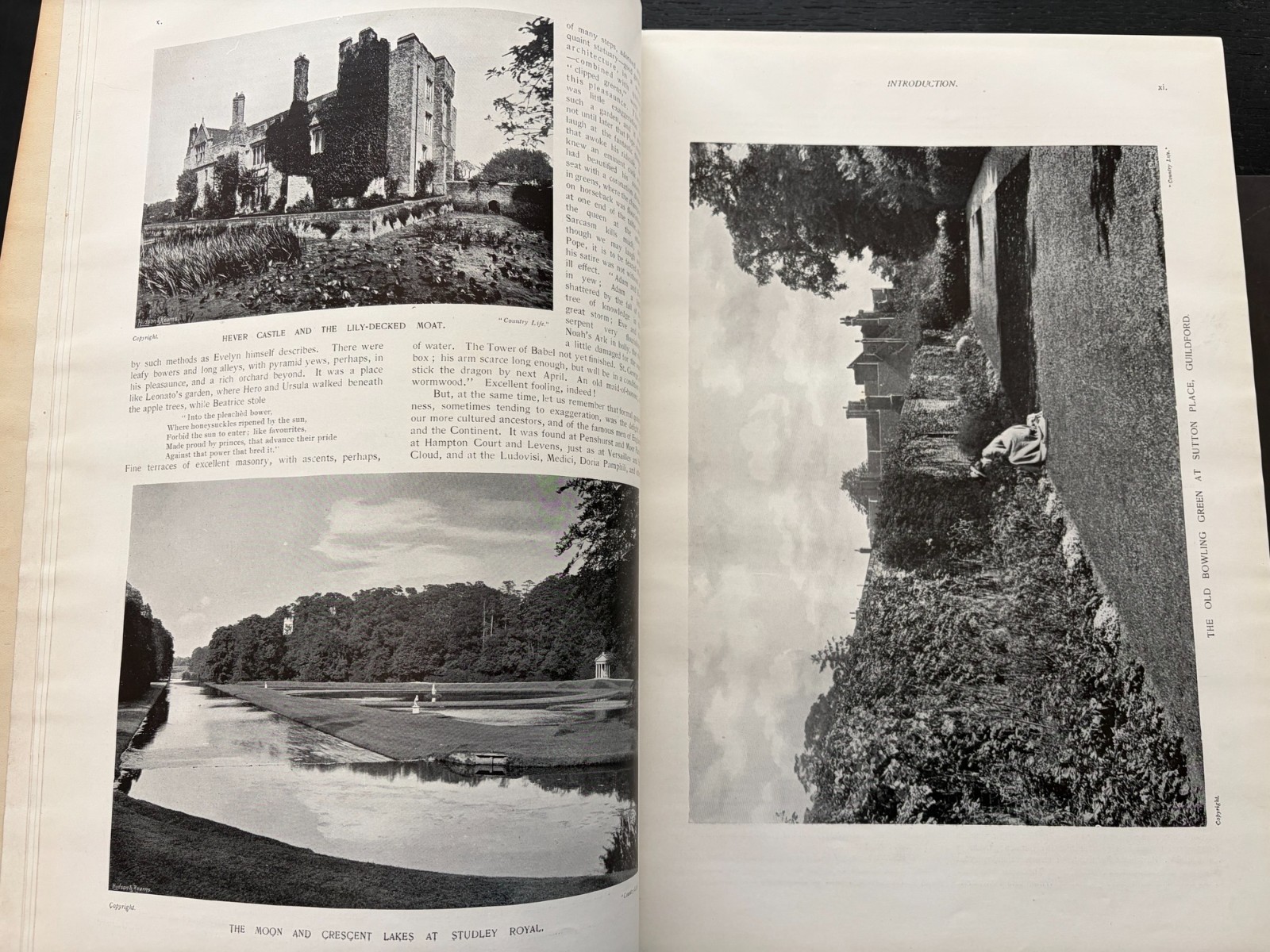 Gardens Old and New (ca.) 1906 by Country Life London HC Folio Illus. G!