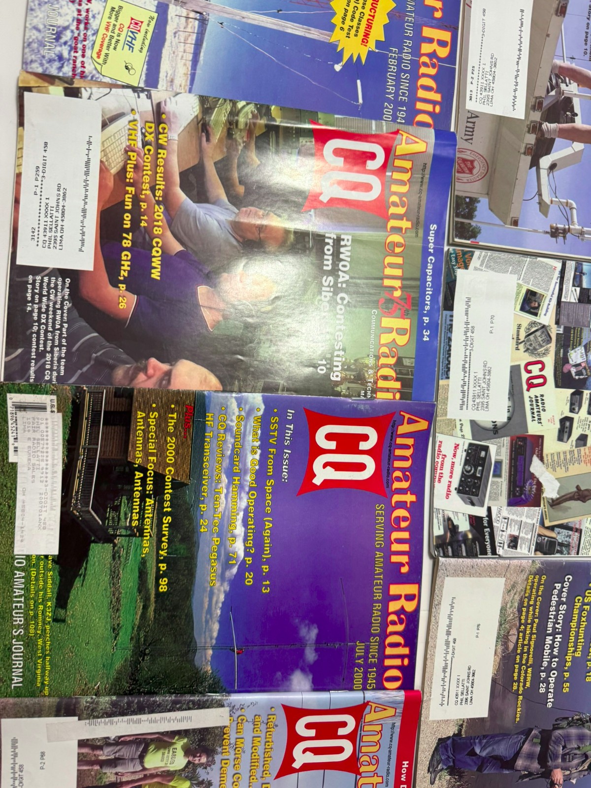 Lot of 13 Amateur Radio CQ Magazine Issues Various Years mostly 2010s great gift