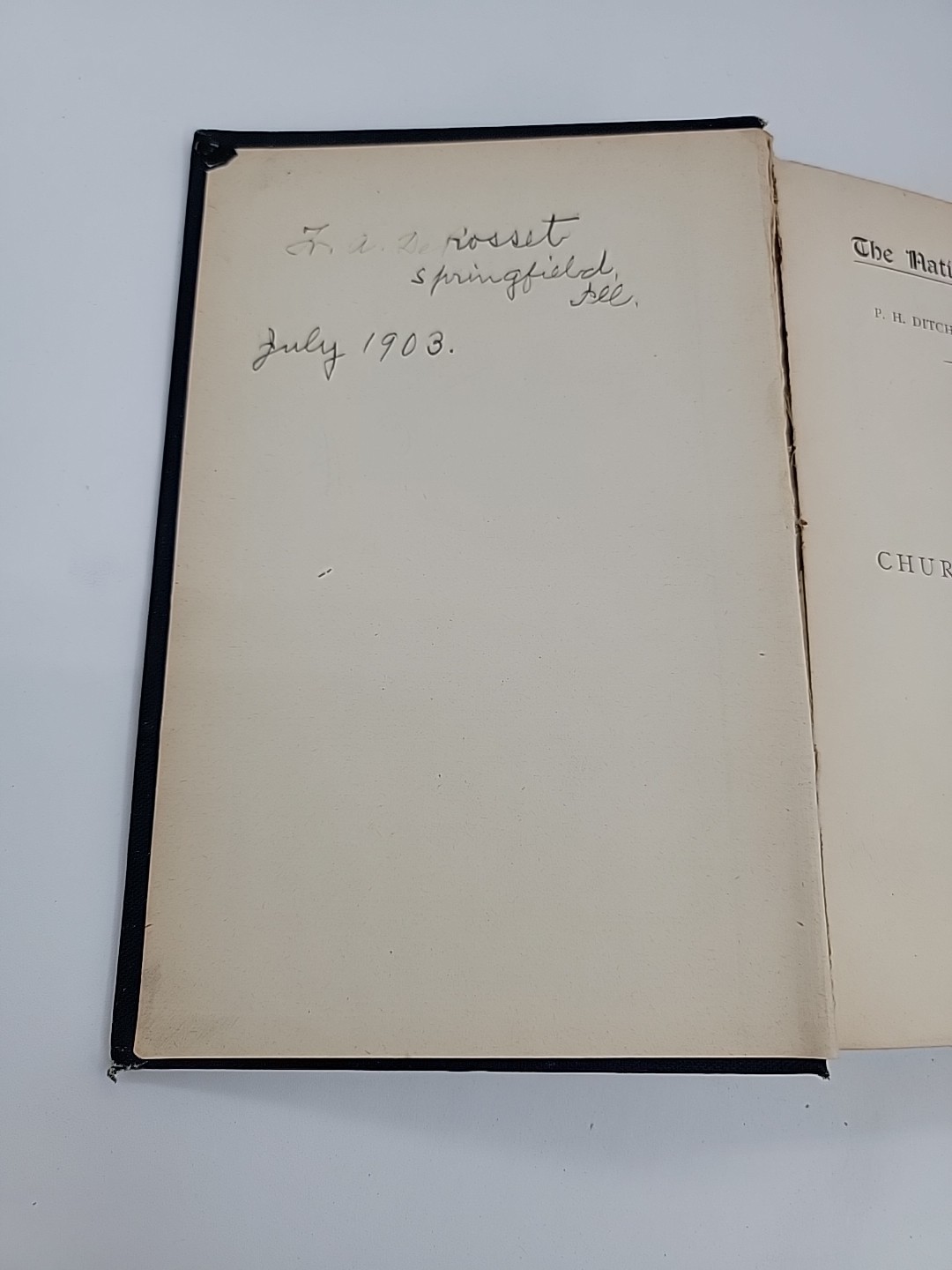 The Church In Spain With Map Meyrick 1892 1st Edition Hardcover James Pott