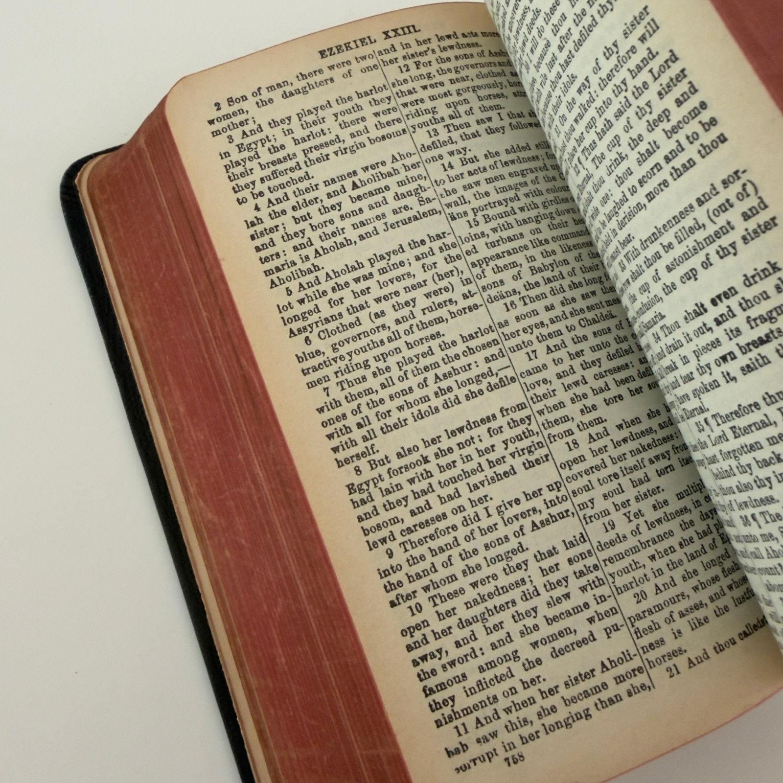 HOLY SCRIPTURES Massoretic Text 1907 Isaac Leeser 24 Books ENGLISH Leather Bible