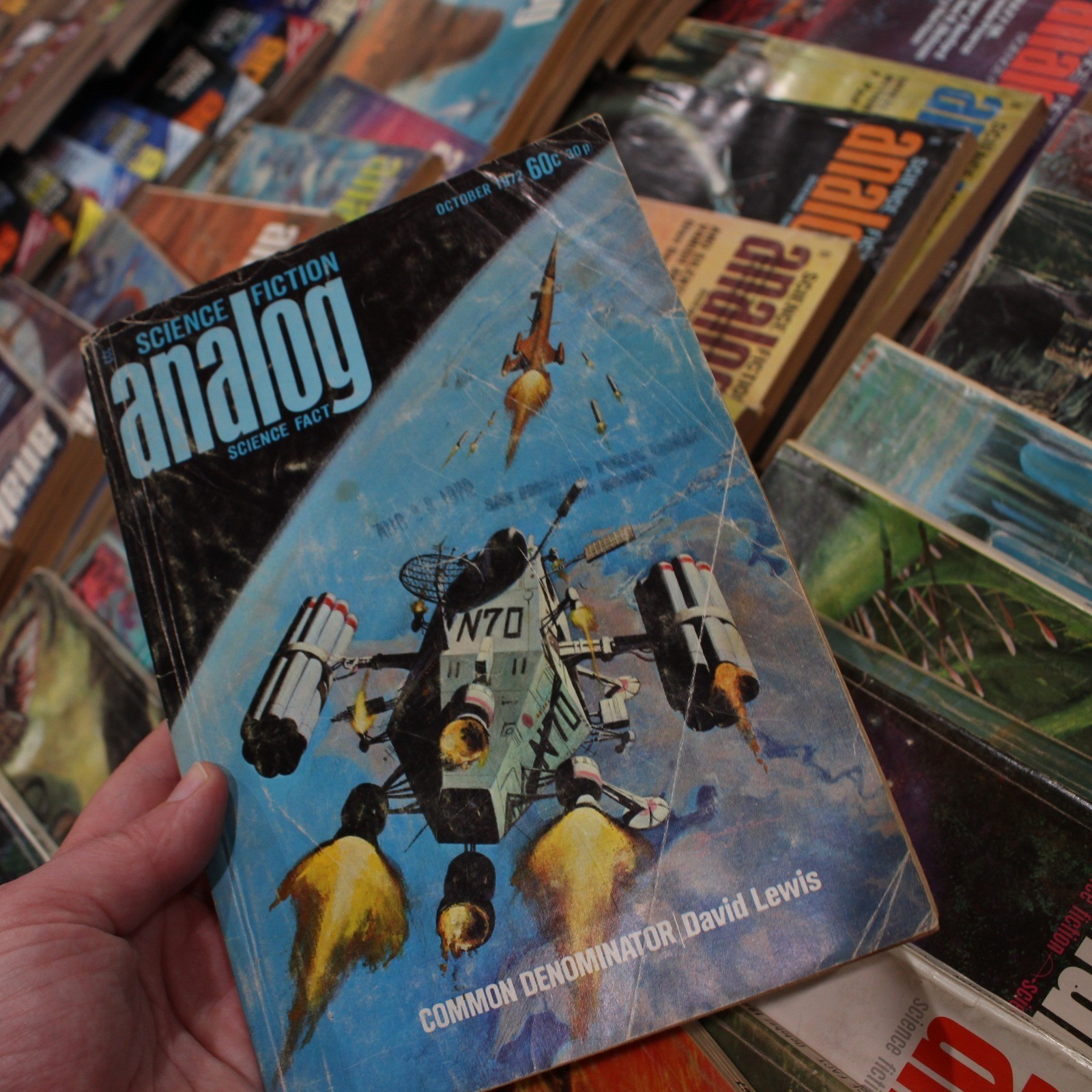 207 Analog Science Fiction and Fact Magazine Lot 1960s-2010s Vintage Sci-Fi Bulk