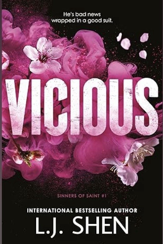 Bloom Books Vicious by L.J. Shen Paperback Sinners of Saint Romance Novel