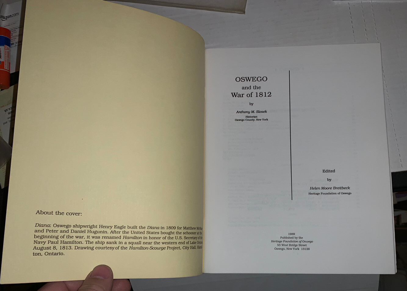 Anthony M. Slosek Oswego and the War of 1812 New York Revolutionary War Rare