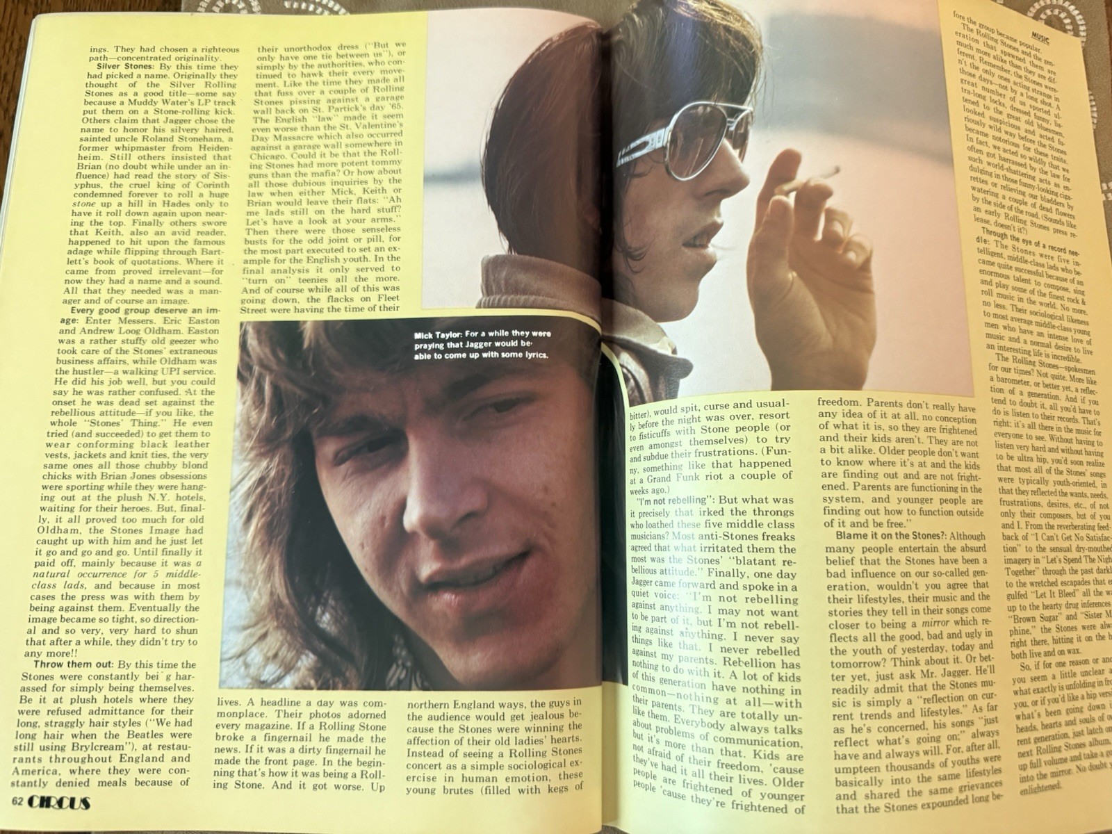 Circus Magazine March 1972 ELP Yes Rolling Stones Ship Free In USA
